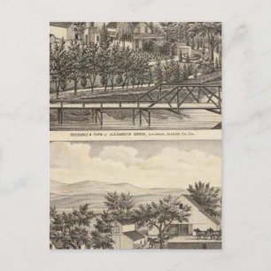 Esden, Clary residences Postcard