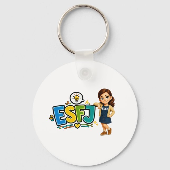 ESFJ — The Connection Builder Keychain (Front)