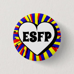 ESFP MBTI 3 Cm Round Badge 1 Inch Round Button