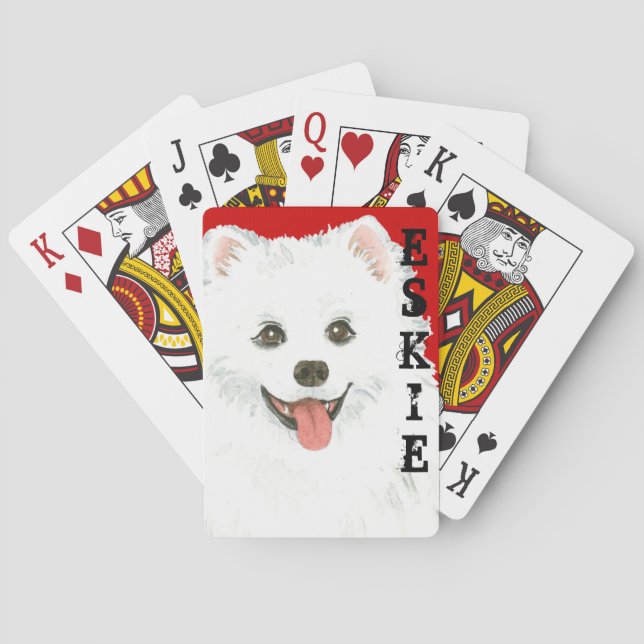 Eskie Colour Block Playing Cards (Back)