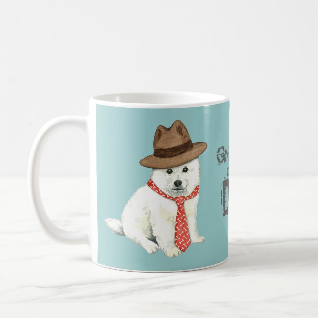 Eskie Dad Coffee Mug (Left)