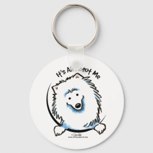 Eskie Its All About Me Keychain
