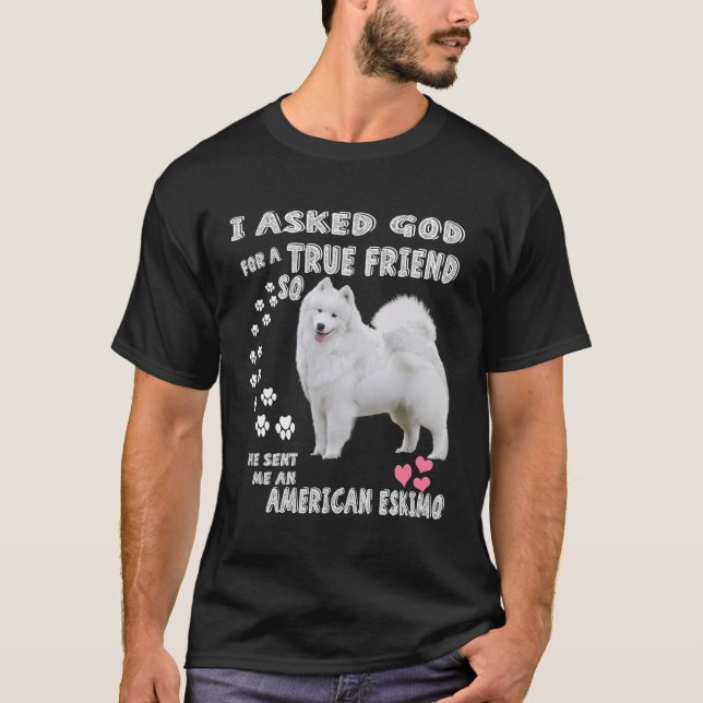 Eskie Mom German Spitz Dog Eskie Dog American Eski T-Shirt (Front)