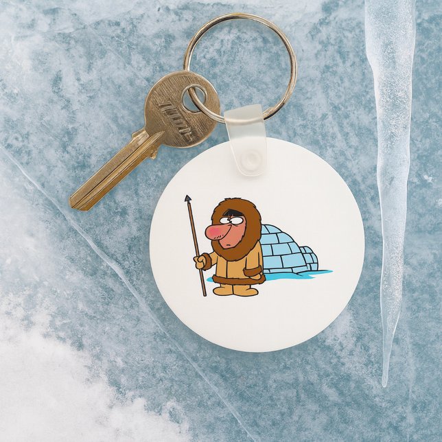 Eskimo And Igloo Keychain (Creator Uploaded)