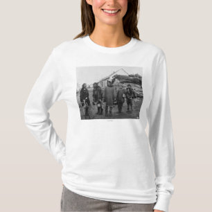Eskimo Berry Pickers in Nome, Alaska Photograph T-Shirt
