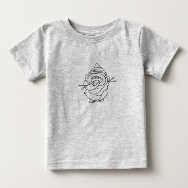 Eskimo Cuddle Baby T-Shirt (Front)
