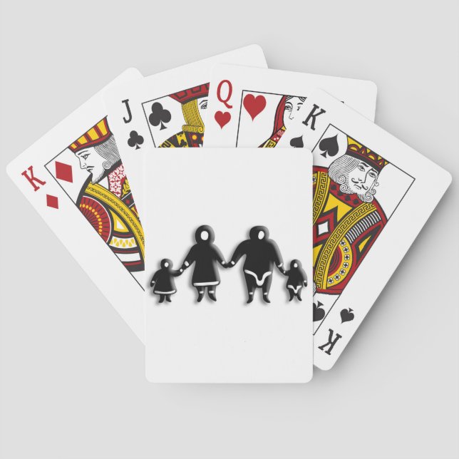 Eskimo Family Playing Cards (Back)