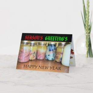 eskimo food holiday card