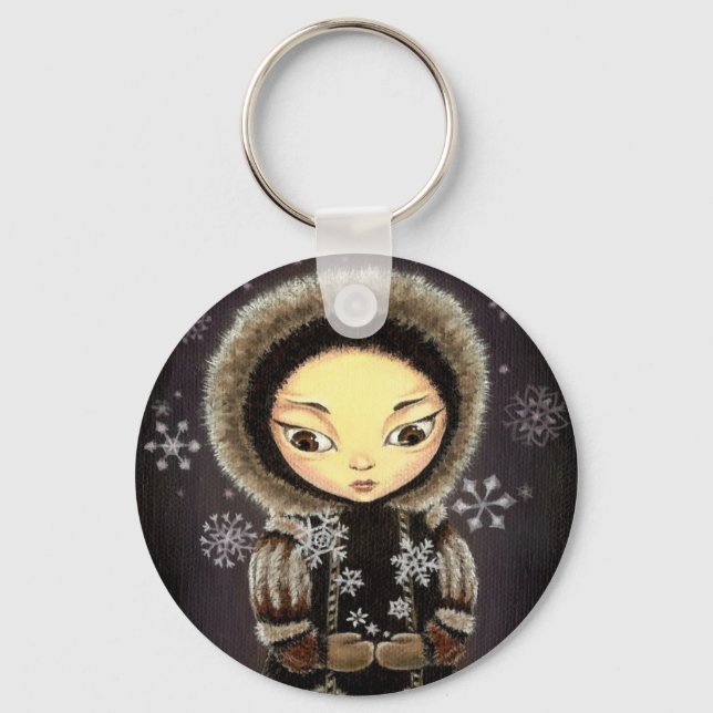 Eskimo girl keychain (Front)