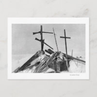 Eskimo Grave in Alaska Photograph