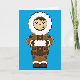 Eskimo (Inuit) Christmas Card