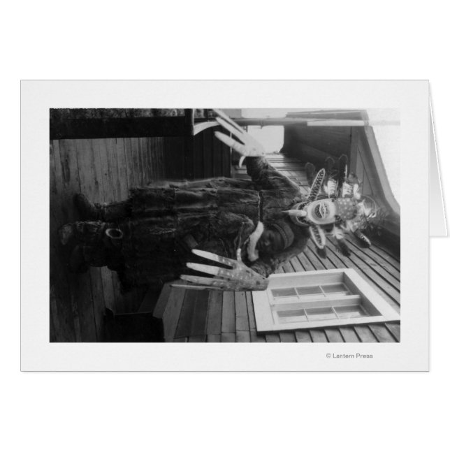 Eskimo Medicine Homme et Sick Boy en Alaska (Devant horizontal)