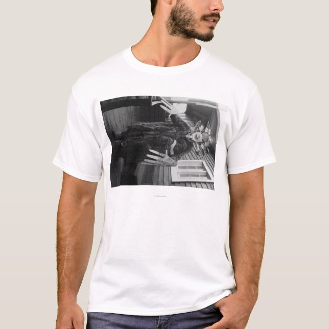 Eskimo Medicine Man and Sick Boy in Alaska T-Shirt (Front)