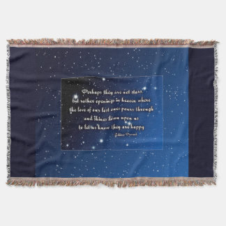 Eskimo Proverb Perhaps they are not stars Throw Blanket