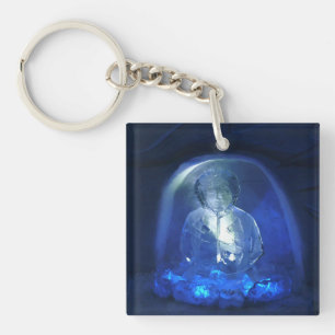 Eskimo Room at Hotel de Glace, Quebec, Canada Keychain