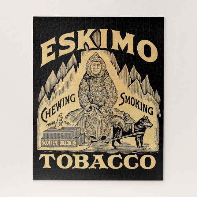Eskimo Tobacco Jigsaw Puzzle (Vertical)