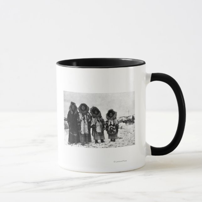 Eskimo Women In Alaska Photograph Mug (Right)