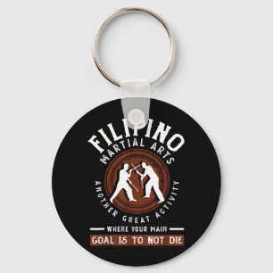 Eskrima Kali Arnis Escrima Sticks Filipino Martial Keychain