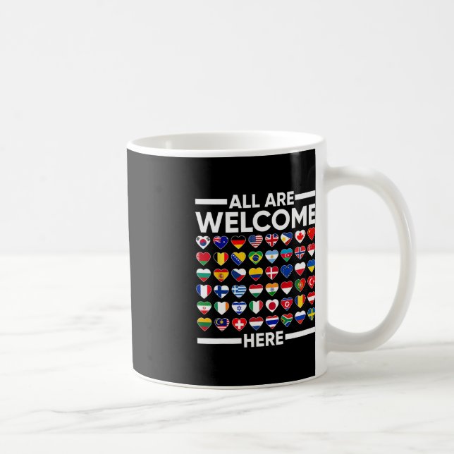 ESL Teacher All Are Welcome Here For Worlds Virtua Coffee Mug (Right)