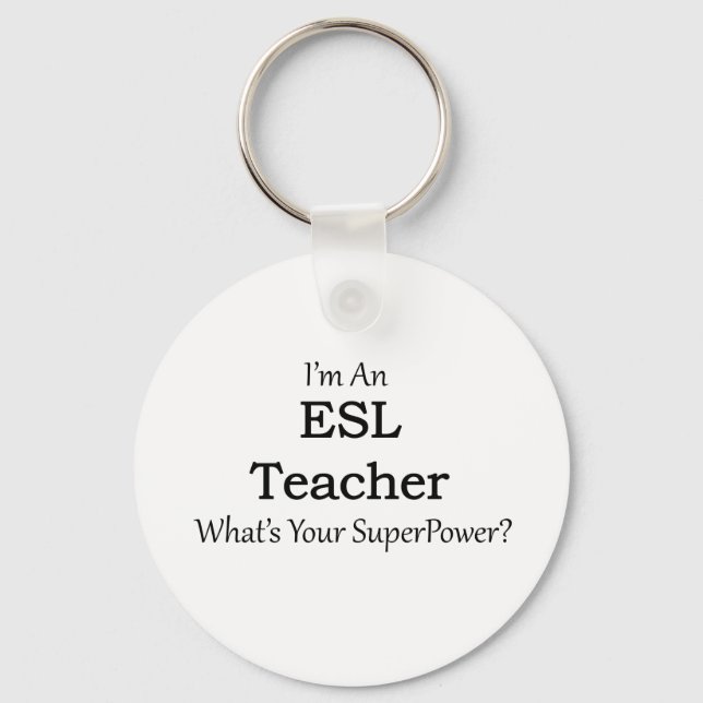 ESL Teacher Keychain (Front)