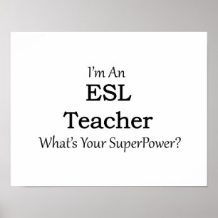 ESL Teacher Poster