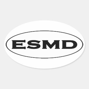 ESMD (Eastern Shore of Maryland) Oval Logo Sticker