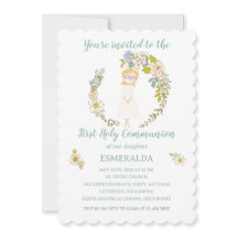 ESMERALDA Communion Invitation
