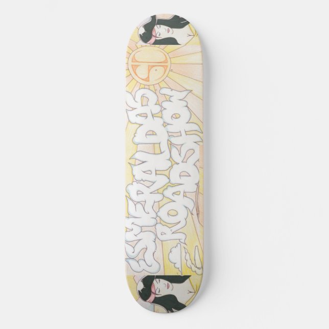 Esmeralda's Roadshow Official Skateboard Deck (Front)