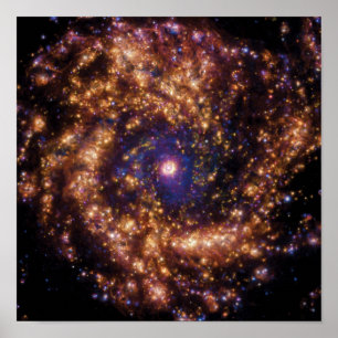 ESO Spiral Starburst Galaxy Messier 61 Poster