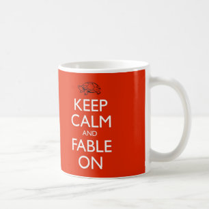 Ésope gardent la tasse calme