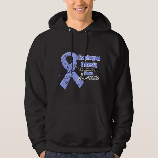 Esophageal Atresia Awareness Ribbon Hoodie (Front)