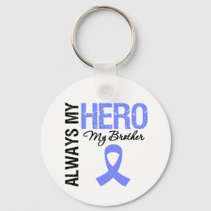 Esophageal Cancer Always My Hero My Brother Keychain