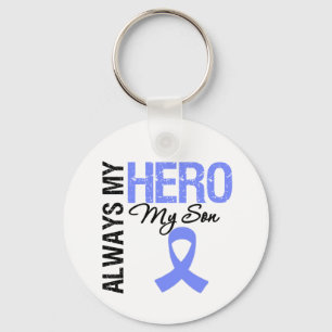 Esophageal Cancer Always My Hero My Son Keychain