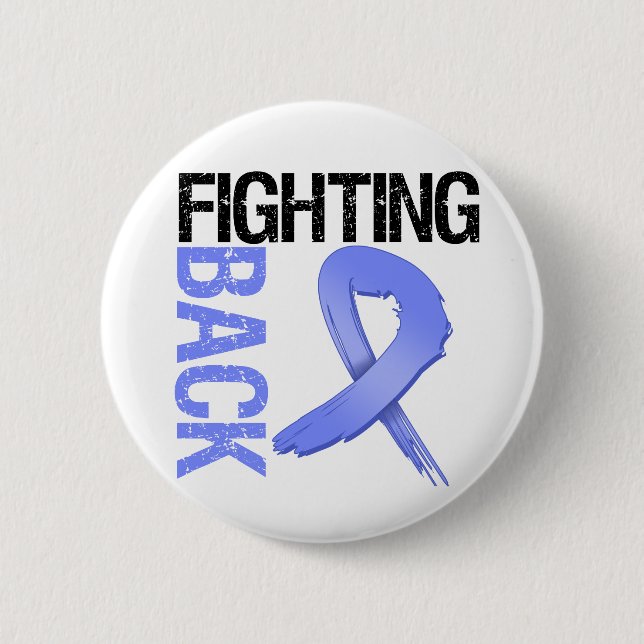 Esophageal Cancer Fighting Back 2 Inch Round Button (Front)