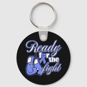 Esophageal Cancer Gloves Ready For The Fight.png Keychain