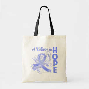 Esophageal Cancer I Believe in Hope Tote Bag