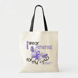 Esophageal Cancer I WEAR PERIWINKLE FOR MY DAD 45 Tote Bag
