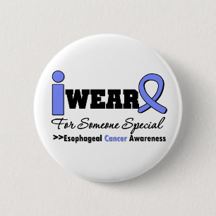 Esophageal Cancer Periwinkle Ribbon Special 2 Inch Round Button