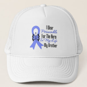 Esophageal Cancer Ribbon Hero My Brother Trucker Hat