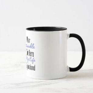 Esophageal Cancer Ribbon Hero My Husband Mug