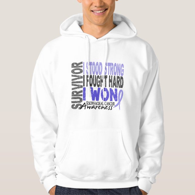 Esophageal Cancer Survivor 4 Hoodie (Front)