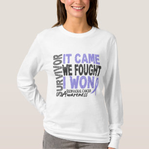 Esophageal Cancer Survivor It Came We Fought I Won T-Shirt