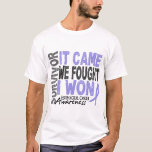 Esophageal Cancer Survivor It Came We Fought I Won T-Shirt