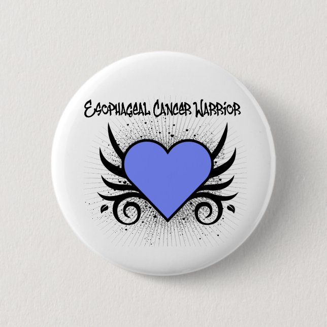 Esophageal Cancer Warrior 2 Inch Round Button (Front)