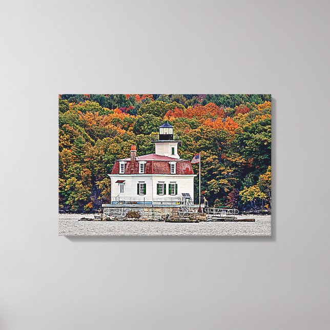 Esopus Meadows Lighthouse Canvas Print (Front)
