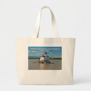 Esopus Meadows Lighthouse, New York Tote Bag