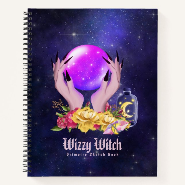 Esoteric Crystal Witchcraft Livre gothique Grimoir (Devant)
