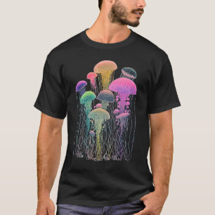 Esoteric Jellyfish Crystals Cute Illustration  1 T-Shirt