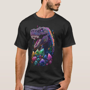 Esoteric Rex Trex Crystals Cute Illustration 1 T-Shirt
