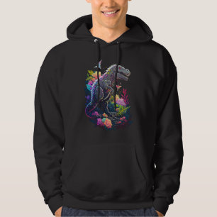 Esoteric Rex Trex Crystals Cute Illustration 2 Hoodie